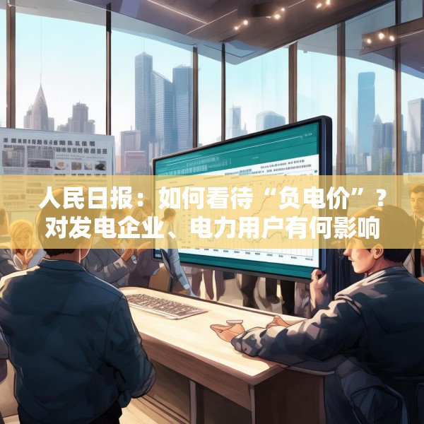 人民日报：如何看待“负电价”？对发电企业、电力用户有何影响？