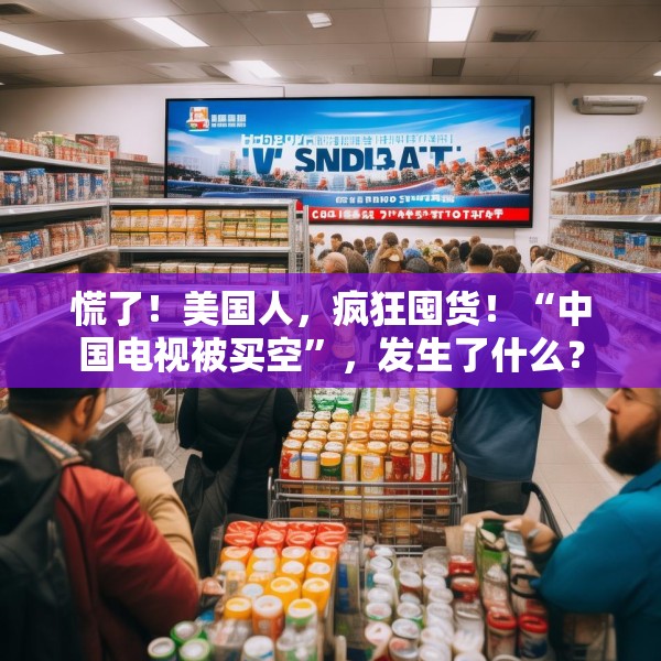 慌了！美国人，疯狂囤货！“中国电视被买空”，发生了什么？