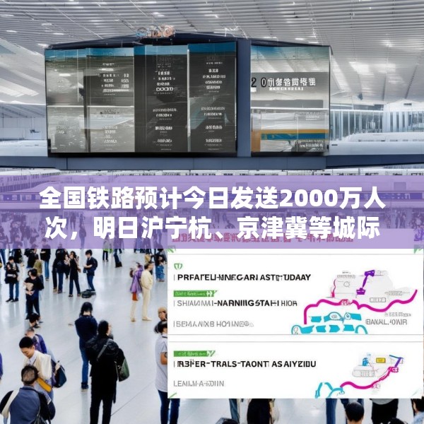 全国铁路预计今日发送2000万人次，明日沪宁杭、京津冀等城际列车余票充足