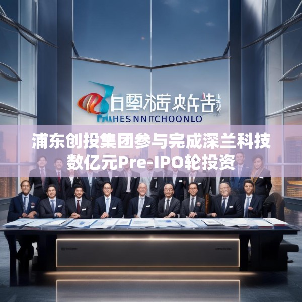 浦东创投集团参与完成深兰科技数亿元Pre-IPO轮投资