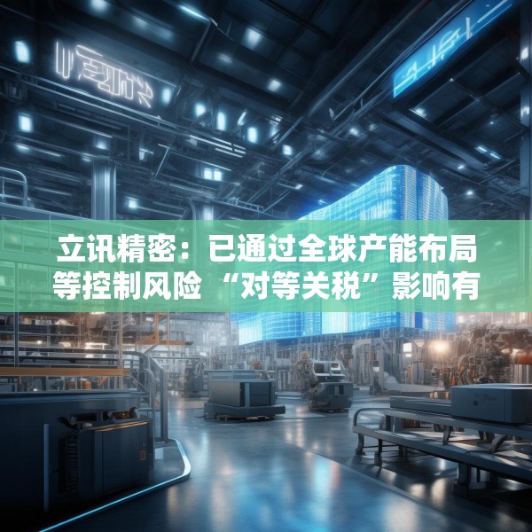 立讯精密：已通过全球产能布局等控制风险 “对等关税”影响有限