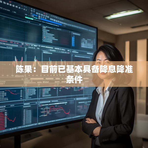 陈果：目前已基本具备降息降准条件