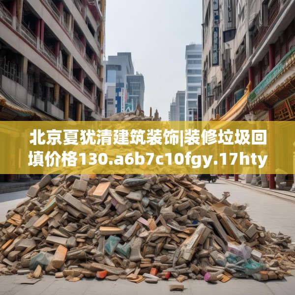 北京夏犹清建筑装饰|装修垃圾回填价格130.a6b7c10fgy.17htyj
