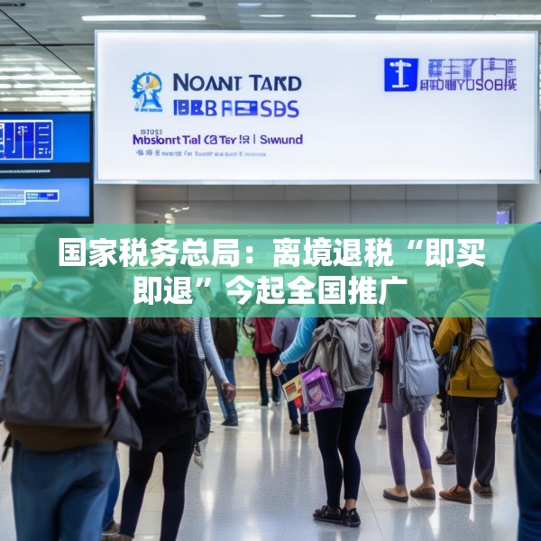 国家税务总局：离境退税“即买即退”今起全国推广