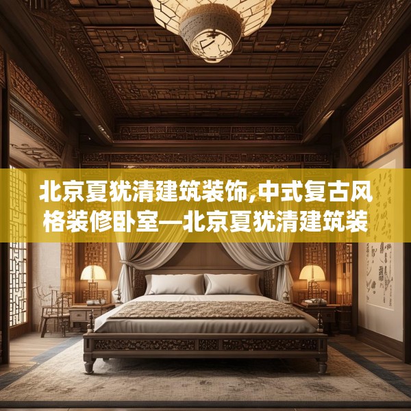 北京夏犹清建筑装饰,中式复古风格装修卧室—北京夏犹清建筑装饰354.a230b231c234fgy.241lkjl