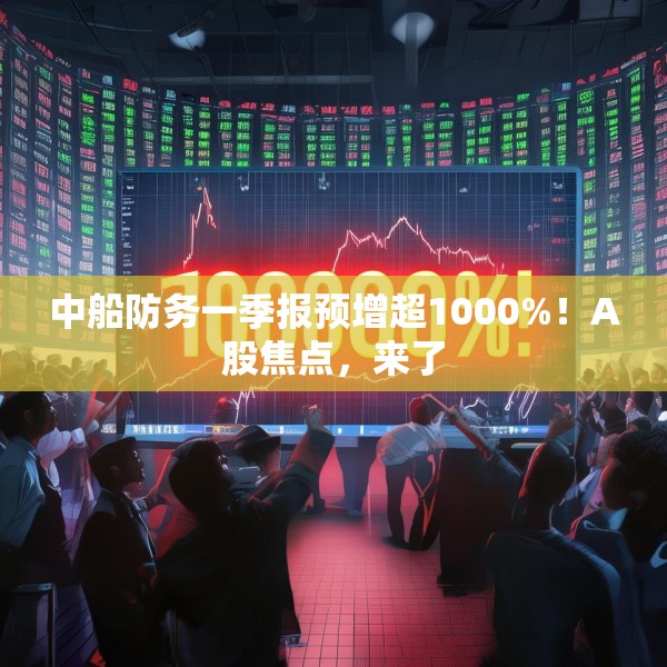 中船防务一季报预增超1000%！A股焦点，来了
