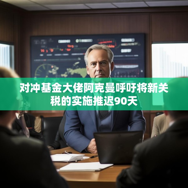 对冲基金大佬阿克曼呼吁将新关税的实施推迟90天