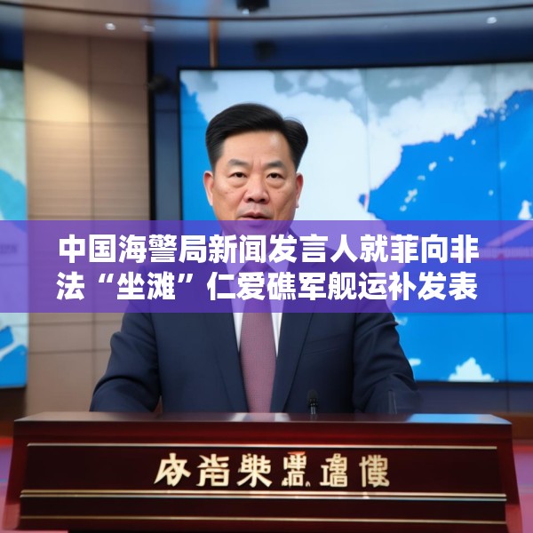 中国海警局新闻发言人就菲向非法“坐滩”仁爱礁军舰运补发表谈话
