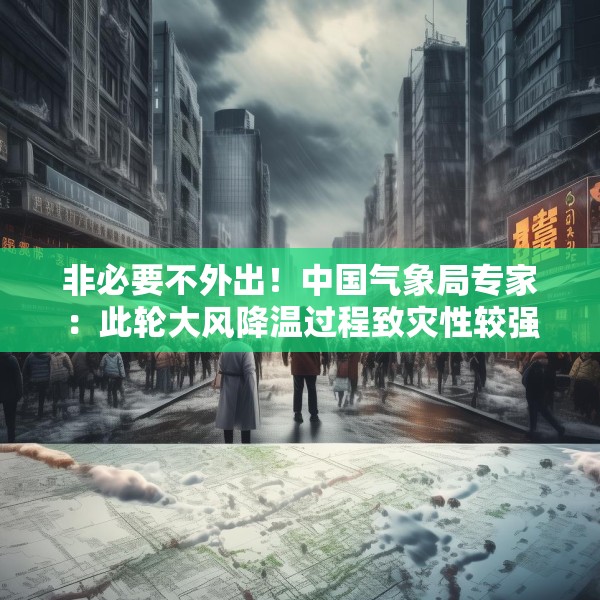 非必要不外出！中国气象局专家：此轮大风降温过程致灾性较强