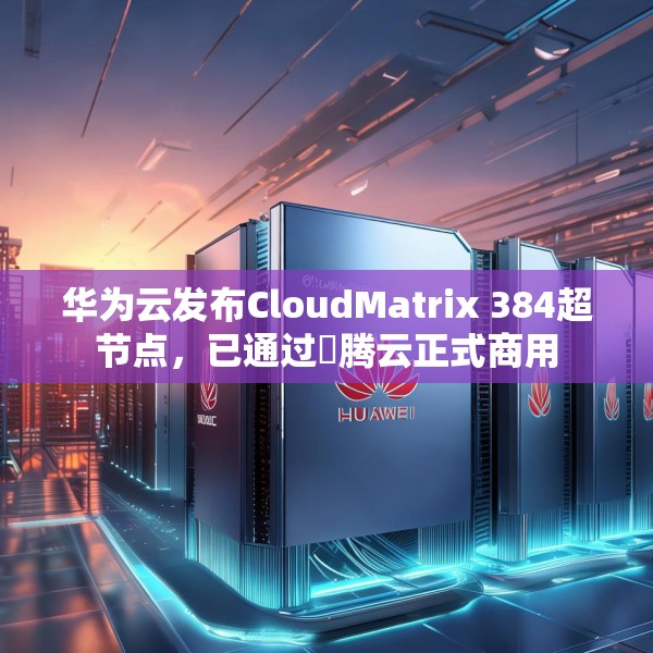 华为云发布CloudMatrix 384超节点，已通过昇腾云正式商用