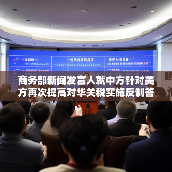 商务部新闻发言人就中方针对美方再次提高对华关税实施反制答问