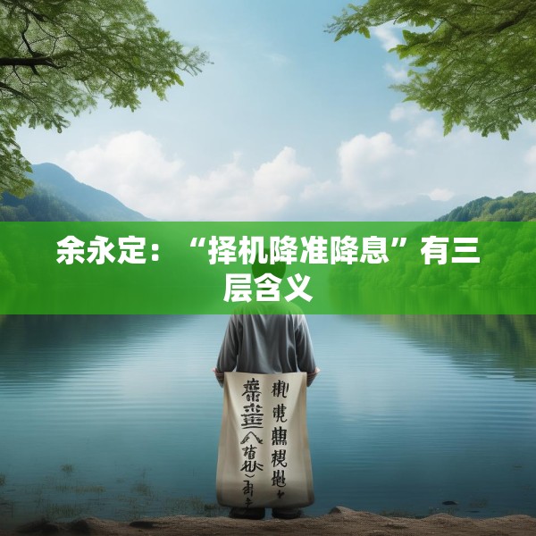 余永定：“择机降准降息”有三层含义