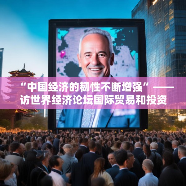“中国经济的韧性不断增强”——访世界经济论坛国际贸易和投资部负责人西恩·多赫迪
