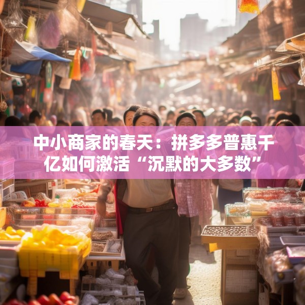 中小商家的春天：拼多多普惠千亿如何激活“沉默的大多数”