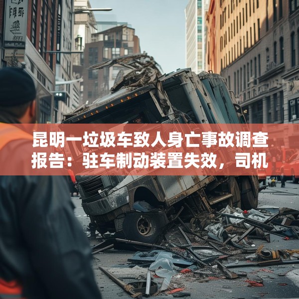 昆明一垃圾车致人身亡事故调查报告：驻车制动装置失效，司机欲阻停被撞