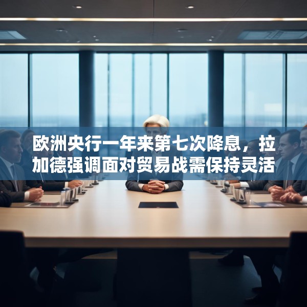 欧洲央行一年来第七次降息，拉加德强调面对贸易战需保持灵活性