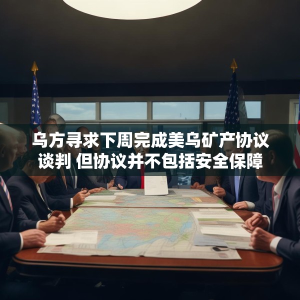 乌方寻求下周完成美乌矿产协议谈判 但协议并不包括安全保障