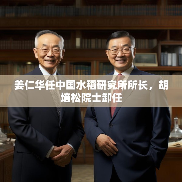 姜仁华任中国水稻研究所所长，胡培松院士卸任