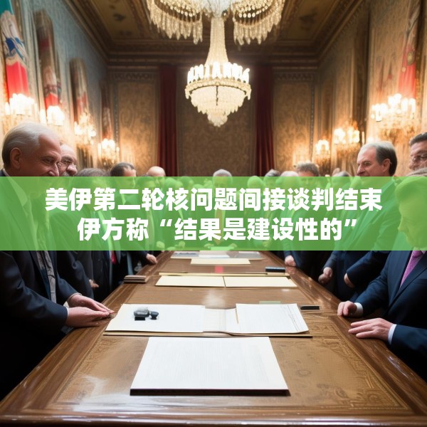 美伊第二轮核问题间接谈判结束 伊方称“结果是建设性的”