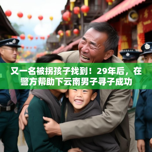 又一名被拐孩子找到！29年后，在警方帮助下云南男子寻子成功