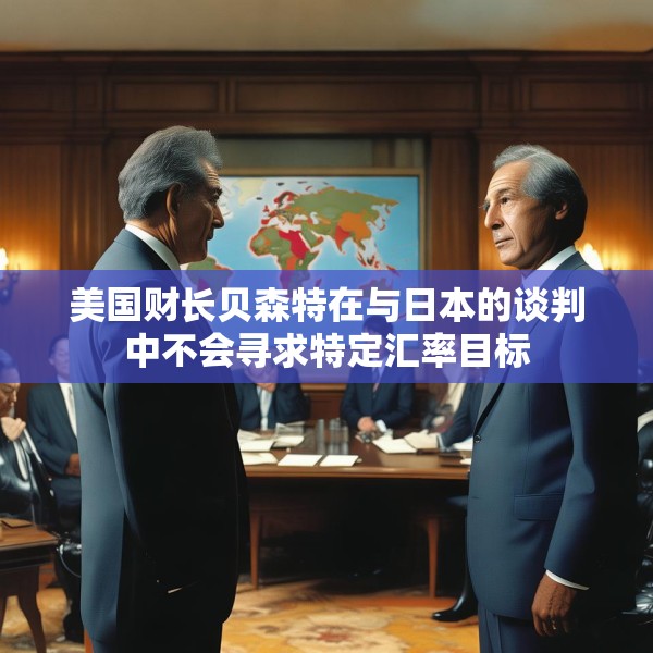 美国财长贝森特在与日本的谈判中不会寻求特定汇率目标