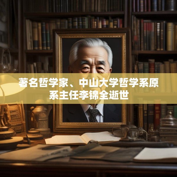 著名哲学家、中山大学哲学系原系主任李锦全逝世