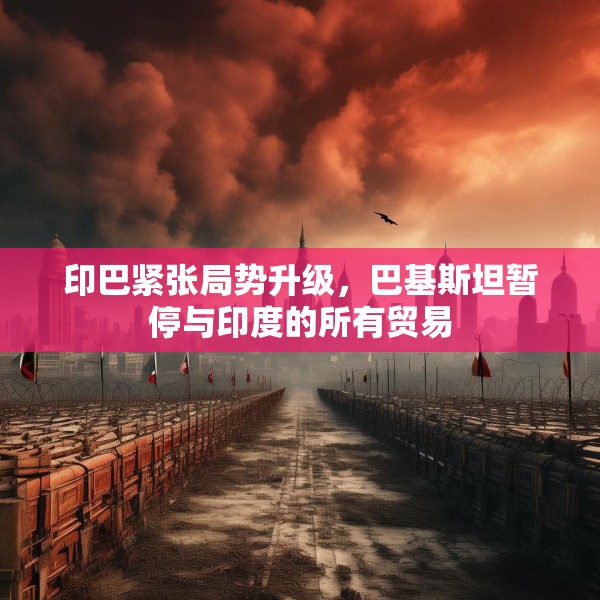 印巴紧张局势升级，巴基斯坦暂停与印度的所有贸易
