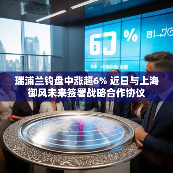 瑞浦兰钧盘中涨超6% 近日与上海御风未来签署战略合作协议