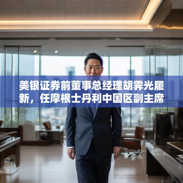 美银证券前董事总经理胡霁光履新，任摩根士丹利中国区副主席