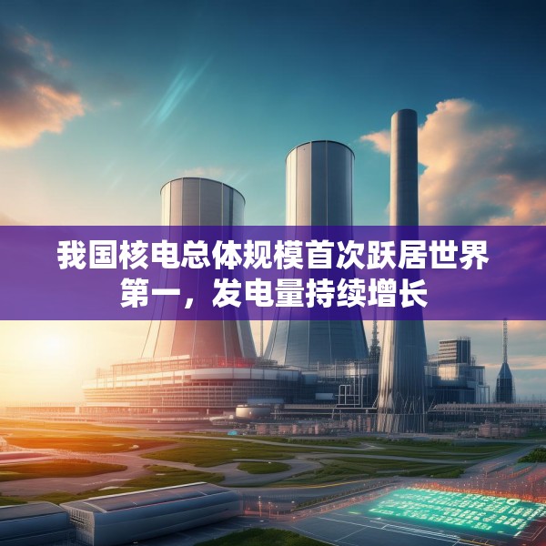我国核电总体规模首次跃居世界第一，发电量持续增长