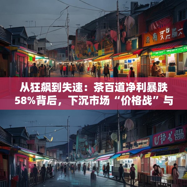 从狂飙到失速：茶百道净利暴跌58%背后，下沉市场“价格战”与品控之殇