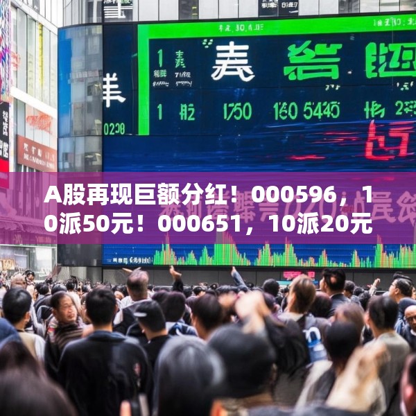 A股再现巨额分红！000596，10派50元！000651，10派20元！