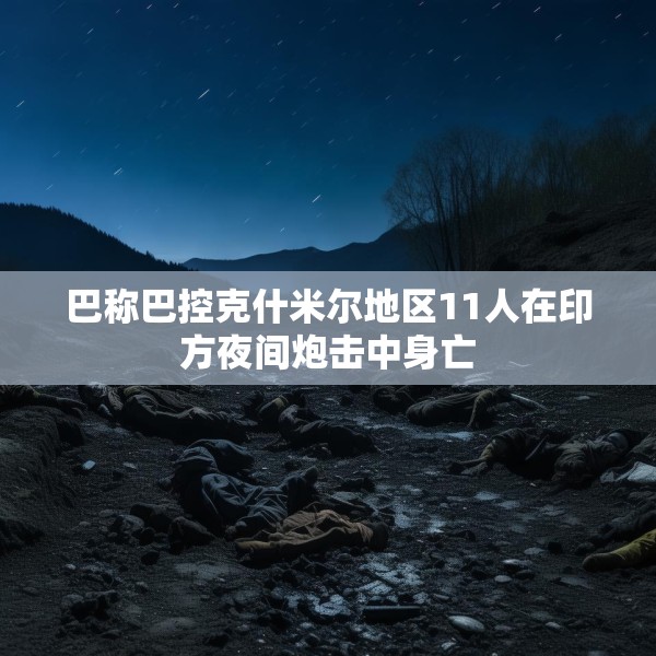 巴称巴控克什米尔地区11人在印方夜间炮击中身亡