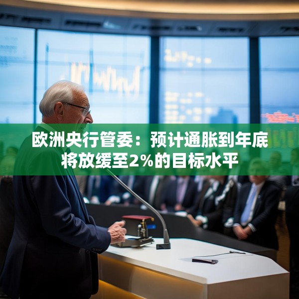 欧洲央行管委：预计通胀到年底将放缓至2%的目标水平