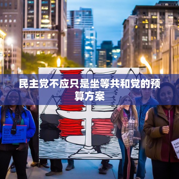 民主党不应只是坐等共和党的预算方案