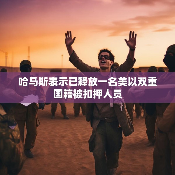 哈马斯表示已释放一名美以双重国籍被扣押人员
