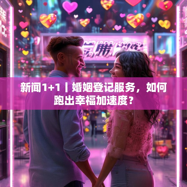 新闻1+1丨婚姻登记服务，如何跑出幸福加速度？