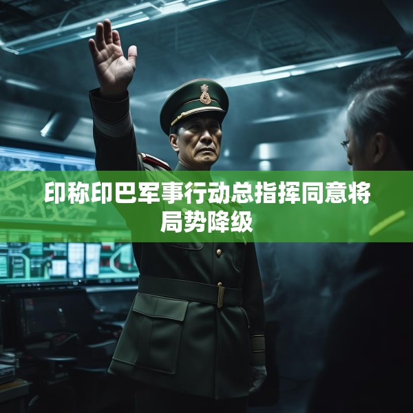印称印巴军事行动总指挥同意将局势降级