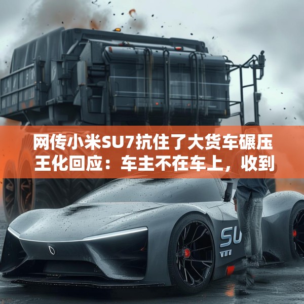 网传小米SU7抗住了大货车碾压 王化回应：车主不在车上，收到了报警及客服电话