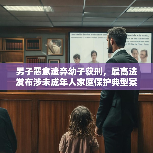 男子恶意遗弃幼子获刑，最高法发布涉未成年人家庭保护典型案例