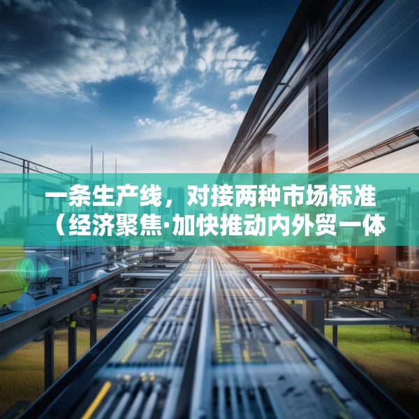 一条生产线，对接两种市场标准（经济聚焦·加快推动内外贸一体化）