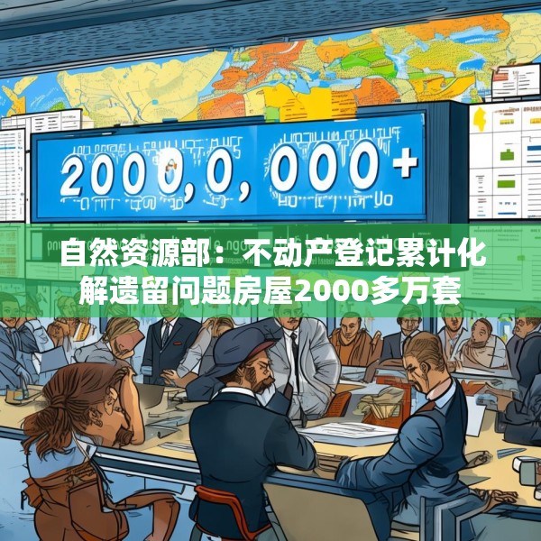 自然资源部：不动产登记累计化解遗留问题房屋2000多万套