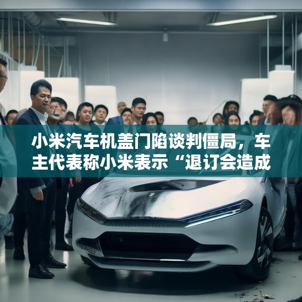 小米汽车机盖门陷谈判僵局，车主代表称小米表示“退订会造成崩塌”