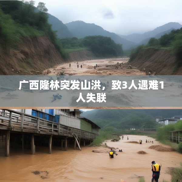 广西隆林突发山洪，致3人遇难1人失联