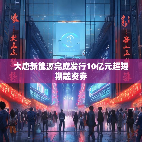 大唐新能源完成发行10亿元超短期融资券