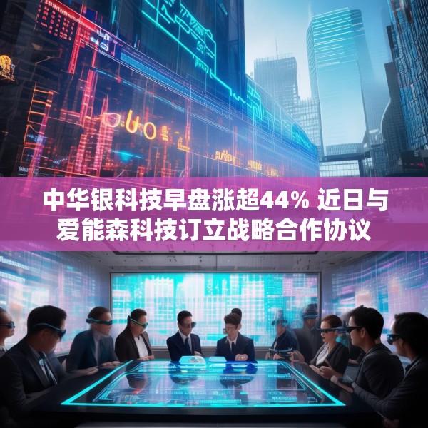 中华银科技早盘涨超44% 近日与爱能森科技订立战略合作协议