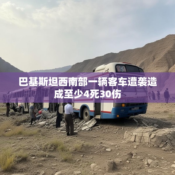巴基斯坦西南部一辆客车遭袭造成至少4死30伤