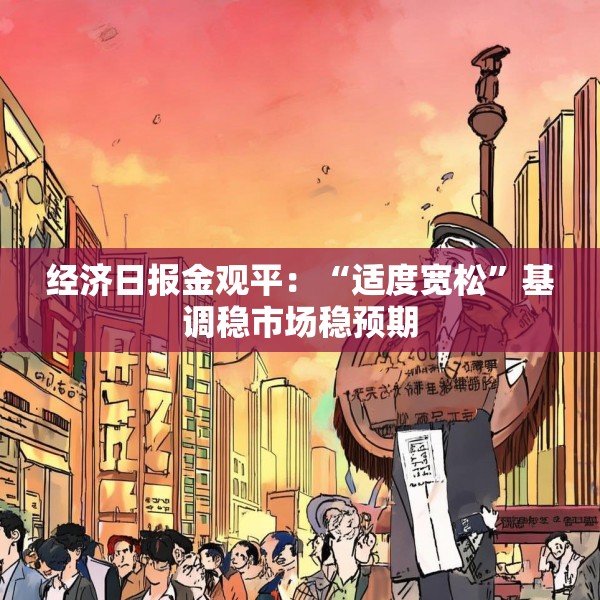 经济日报金观平：“适度宽松”基调稳市场稳预期