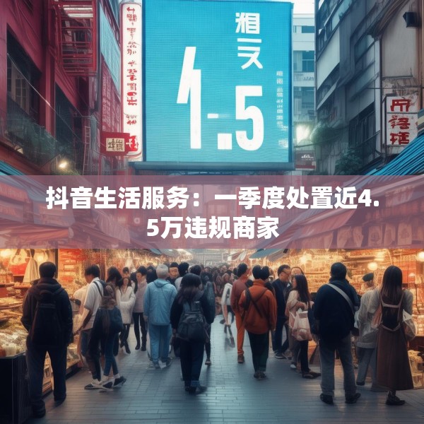 抖音生活服务：一季度处置近4.5万违规商家