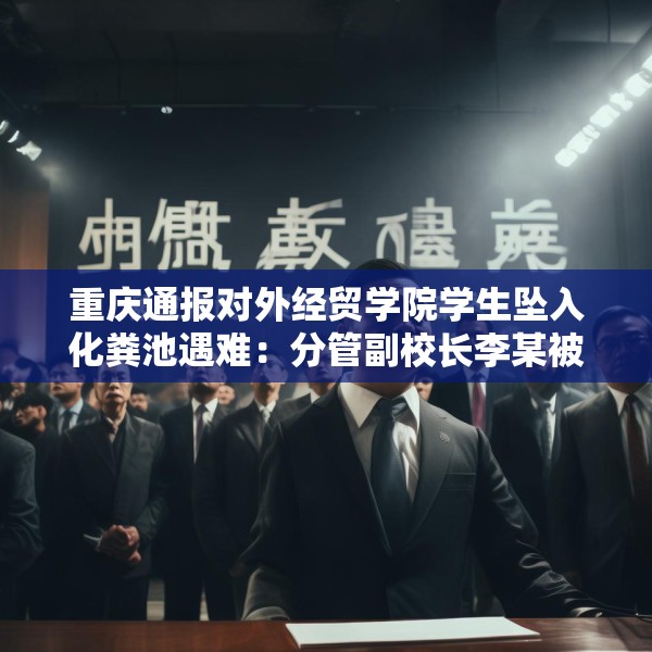 重庆通报对外经贸学院学生坠入化粪池遇难：分管副校长李某被免职